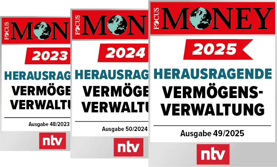 Focus Money Siegel 3 Jahre Vermögensverwaltung 2023 - 2025